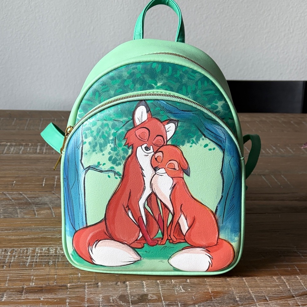 Mini Disney loungefly mini backpack, the fox and the hound